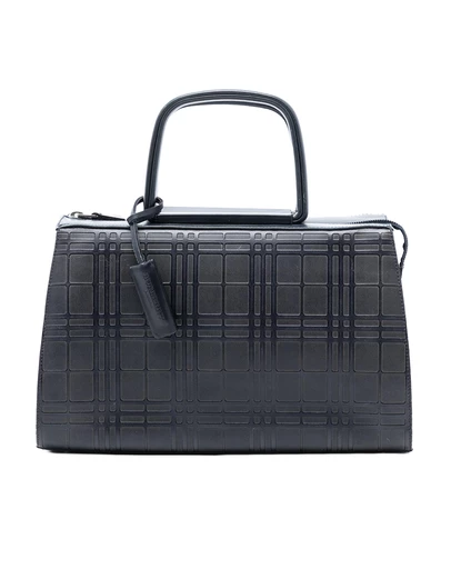 Pre-Loved by Azura Reborn - Pre-Loved House Check Embossed Leather Handbag