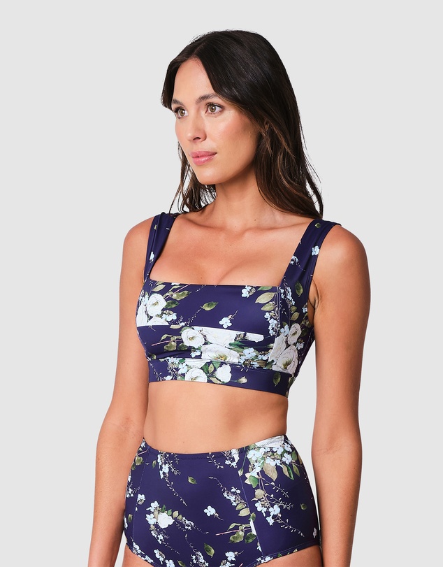 UNE PIECE - Classic Square Neck Bralette Bikini Top