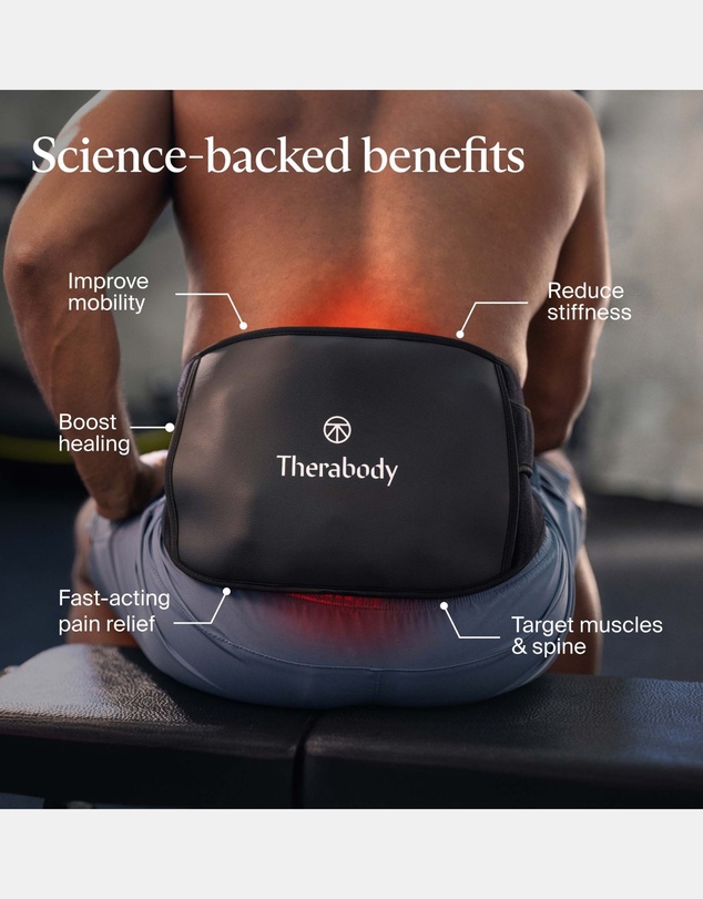 Therabody - ThermBack LED - Back Pain Relief Wrap