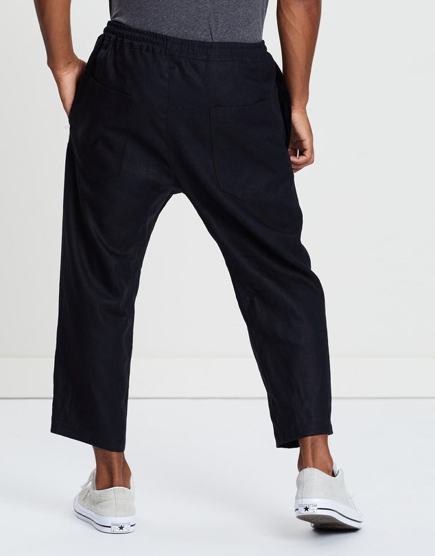 Surrounded By Ghosts - The Eskolaite Linen Drawstring Pants