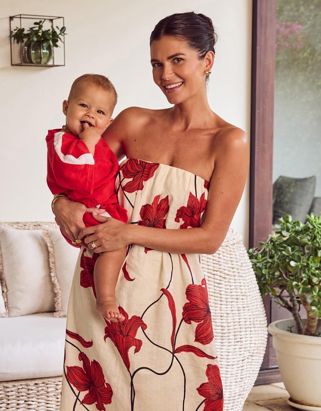 AERE - Giselle Strapless Midi Dress