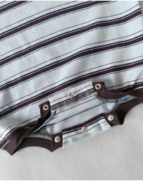 Tiny Trove - Mattie Stripe Cotton Bodysuit - Babies
