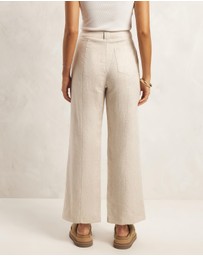 AERE - Patch Pocket Linen Pants