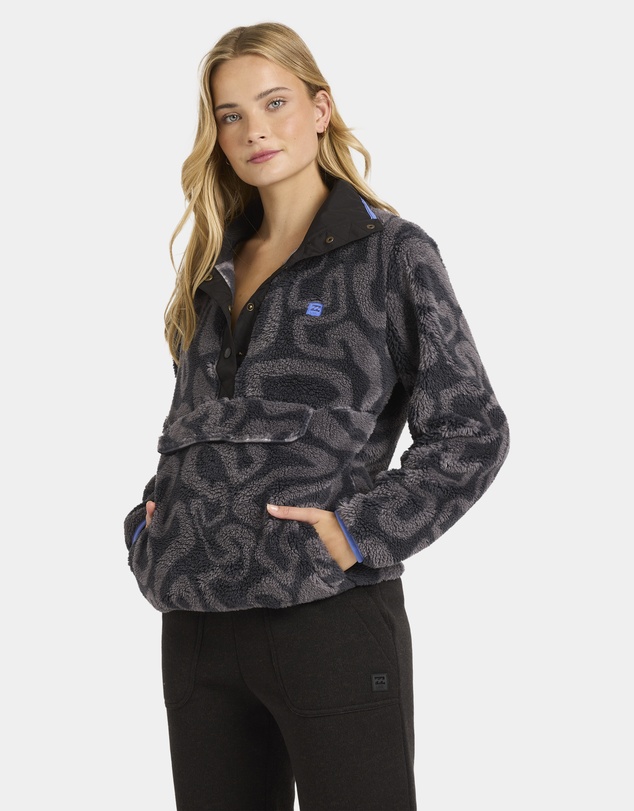 Billabong - Womens Switchback Mock Neck Fleece Top