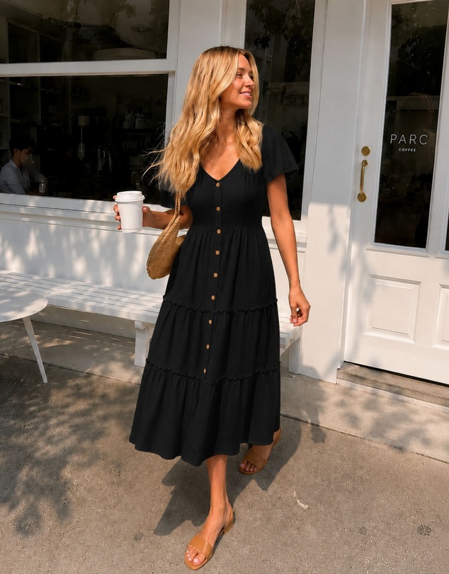 Esther & Co - Celie Dress - Black