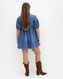 City Chic - Kai Denim Mini Dress