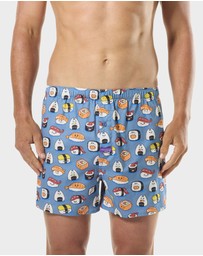 Mitch Dowd - Mens Kawaii Sushi Boxer Shorts 3 Pack - Multi
