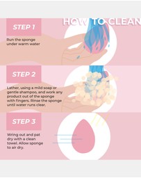 MCoBeauty - Colour Changing Makeup Blender Sponge