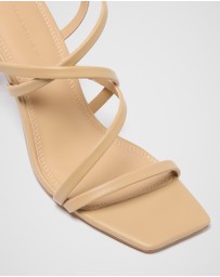 Forever New - Alina Asymmetrical Strappy Heeled Sandals