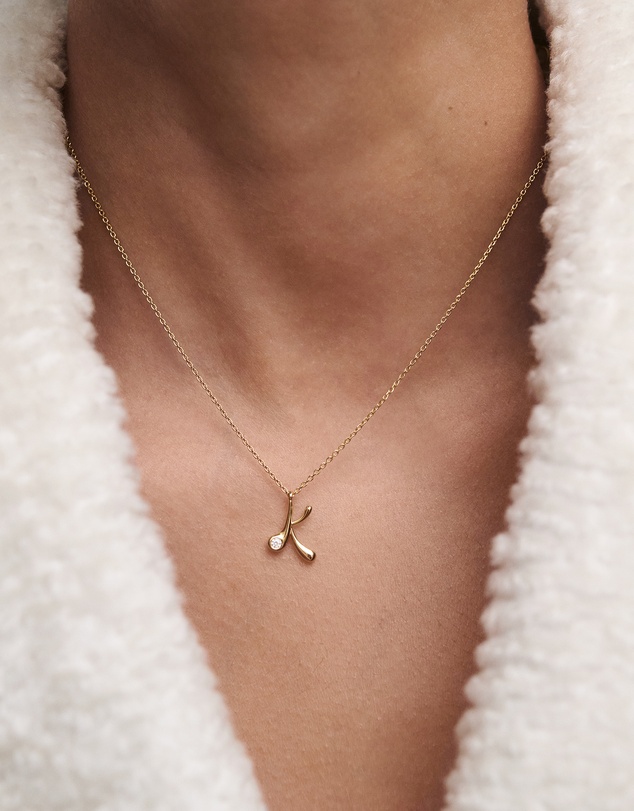 PDPAOLA - Initial 2026 K Pendant Necklace
