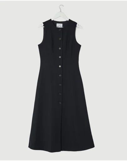 Revibe - Repaired Minima Esenciales Fika Tailored Midi Dress - AU 10