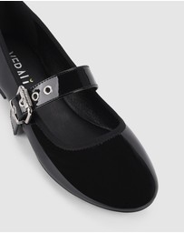 Verali - Banks Buckled Mary-Jane Flats