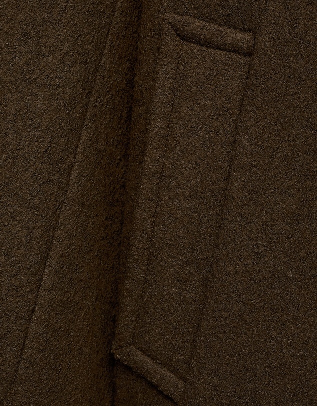 M.N.G - Oversized Wool Coat With Maxi Lapels
