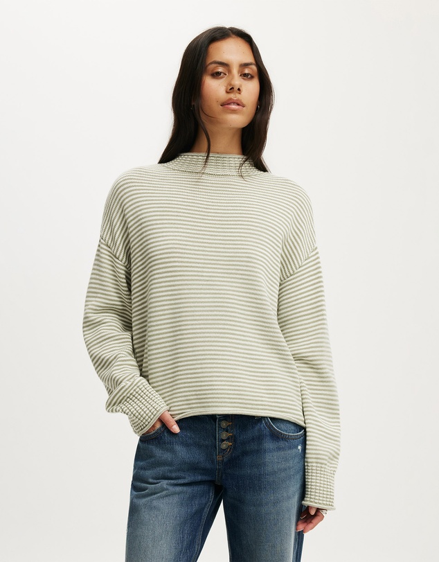 Cotton On - Mila Mock Neck Sweater