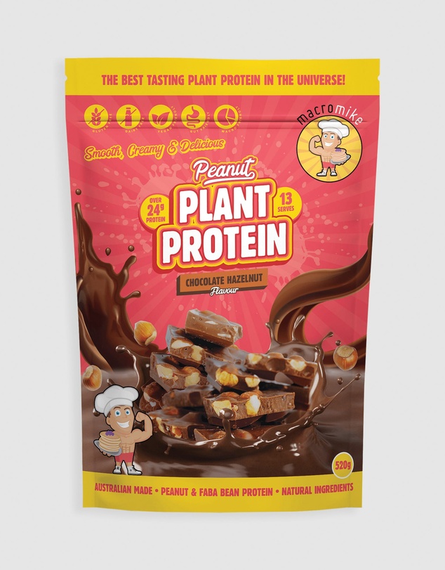 Macro Mike - Chocolate Hazelnut Peanut Plant Protein - 520g