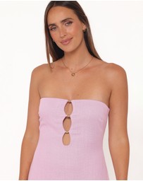 Petal & Pup - Bolton Strapless Maxi Dress - Lavender