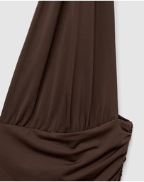 M.N.G - Long Dress With Contrasting Design