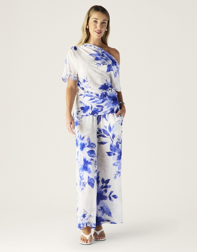 MOS The Label - Isola Print Off Shoulder Top