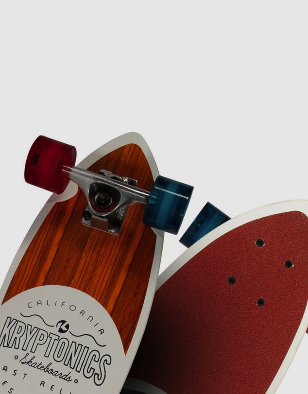 iWorld - Bravo Sports Kryptonics KR23 Min Fat Cruiser Skateboard - Liberty Blue