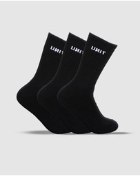 UNIT - UNIT Crew Men's Bamboo 3 Pack Socks