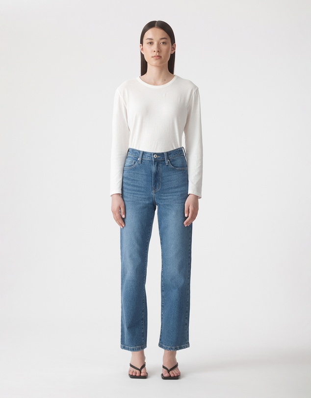 Outland Denim - Zoe High Straight Jean 28