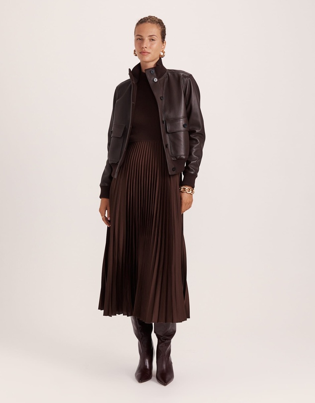 SABA - Elyse Leather Bomber