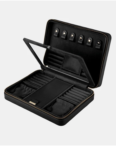 Wolf - WOLF Lauren Large Zip Case Black