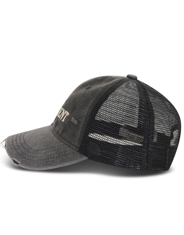 THE TALES - Destroyed Art Department Black Trucker Cap