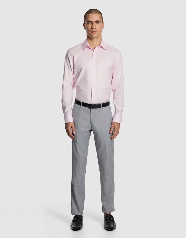 yd. - Maximum Two Ply Cotton Slim Dress Shirt