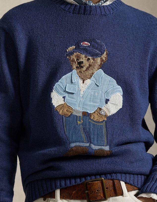 Polo Ralph Lauren - Polo Bear Linen-Cotton Sweater