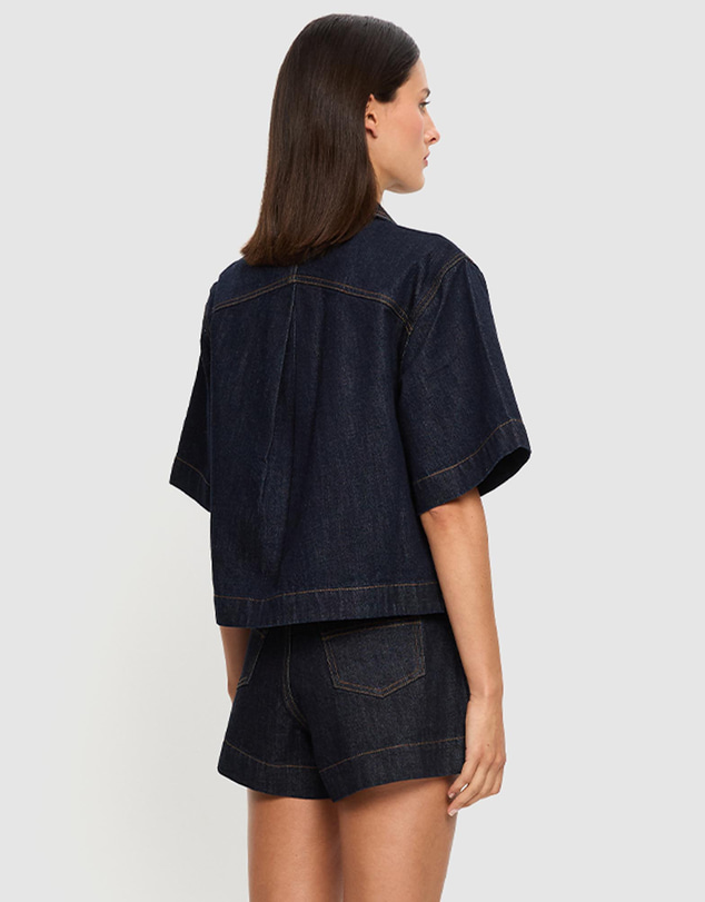 KIVARI - Immy Denim Top
