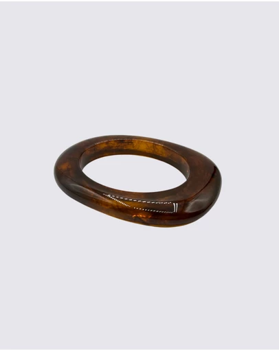 8 Other Reasons - Sculpted Brown Bangle