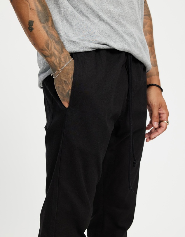 Surrounded By Ghosts - The Hafnon Slim Drawstring Denim Pants
