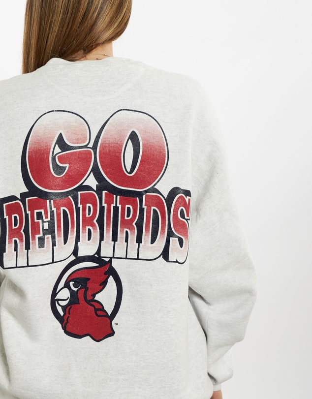 Vintage by The Real Deal - Pre Loved - 90s Illinois State 'Red Birds' Sweatshirt
