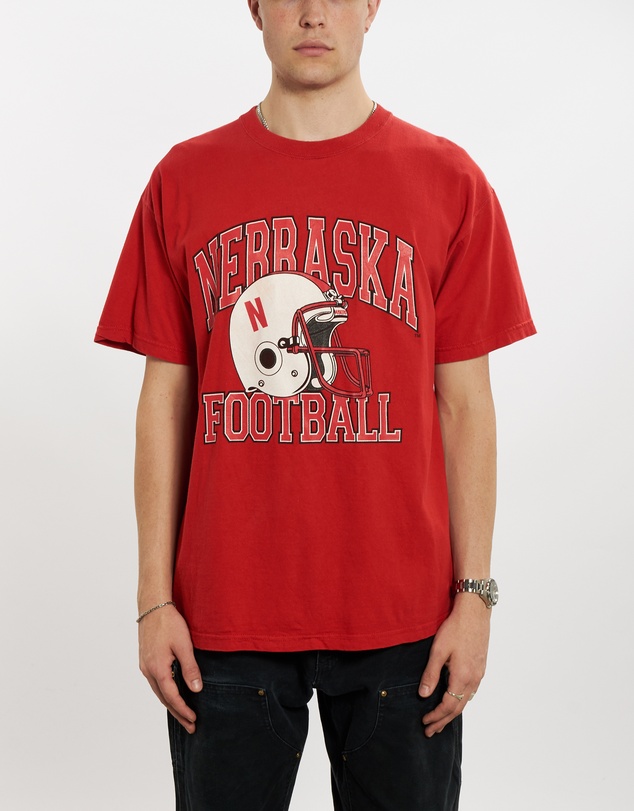 Vintage by The Real Deal - Pre Loved - 90s NCAA Nebraska Huskers Tee