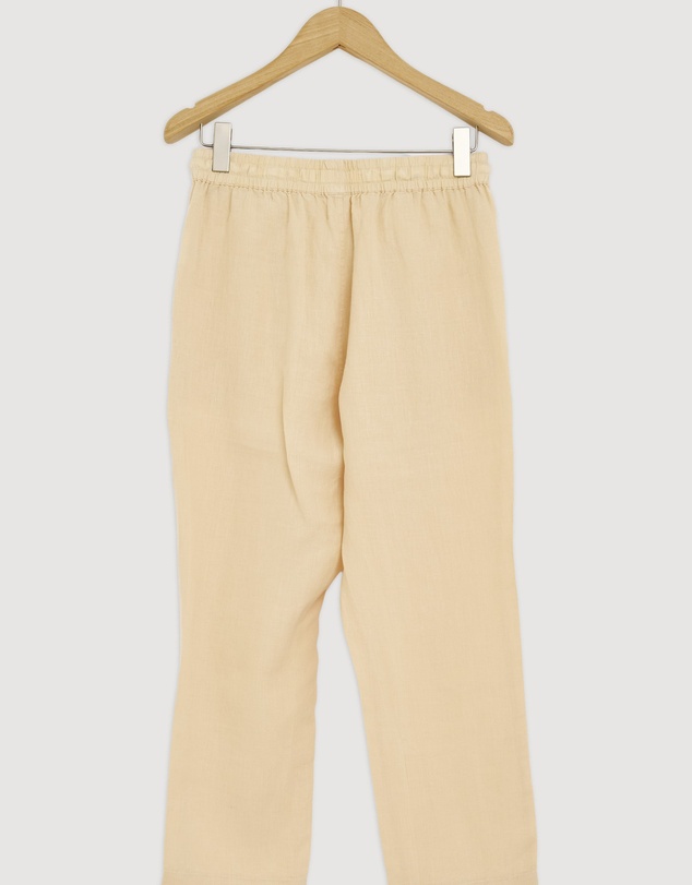 Revibe - Repaired Assembly Label Linen Pant
