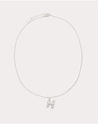 Petit Moments - Bubble Initial Necklace - All Letters