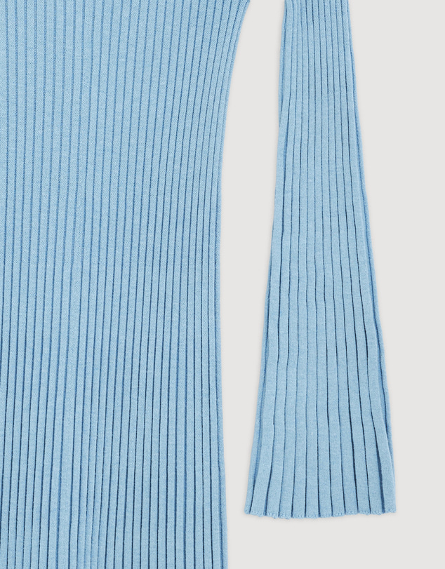 Revibe - Repaired AERE Indi Accordian Pleated Organic Knit Dress - AU 10