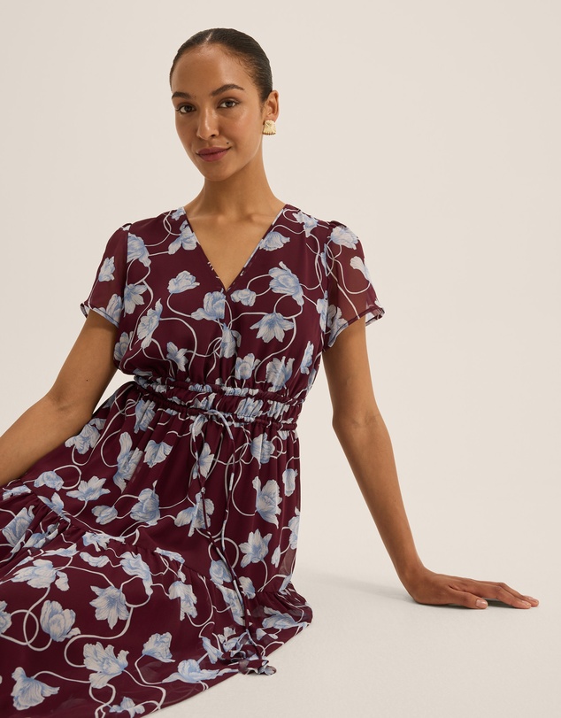 Review - Daphne Floral Maxi Dress