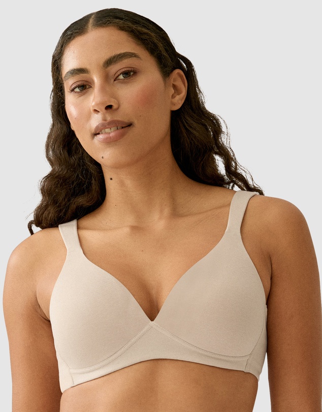 Naturana - Wednesday Organic Cotton Wireless T-Shirt Bra with Padded Straps