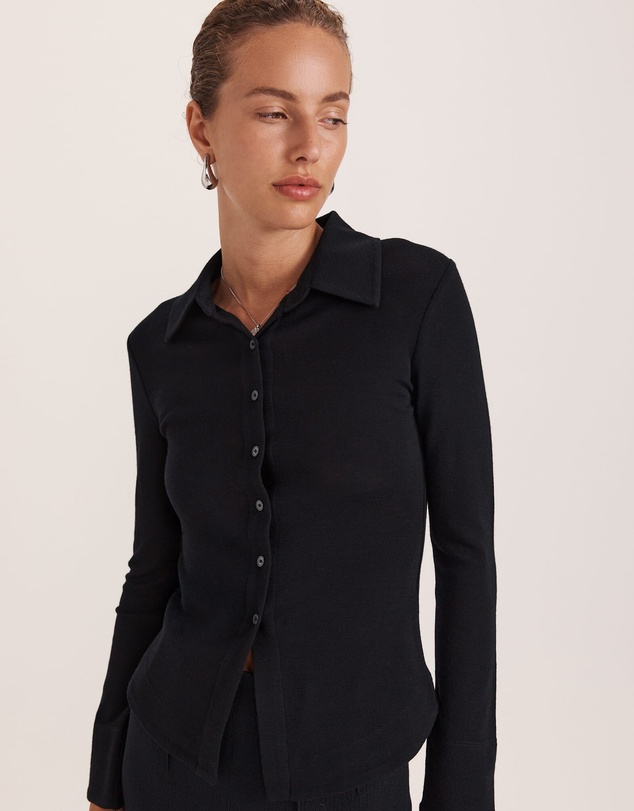 SABA - Coco Wool Long Sleeve Cardigan