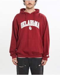 Vintage by The Real Deal - Pre Loved - Vintage Starter NCAA Oklahoma Sooners Hooded Sweatshirt