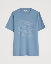 Seasalt - Seasalt Cornwall Blue Midwatch T-Shirt