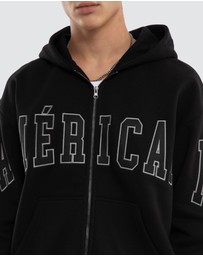 Americain - Armour Relaxed Zip Hoodie