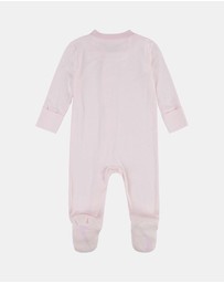 Nike - Striped Footed Coverall - Babies