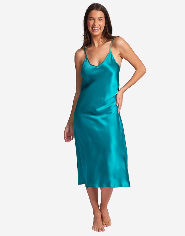 Love and Lustre - Silk Slip 3/4 Length