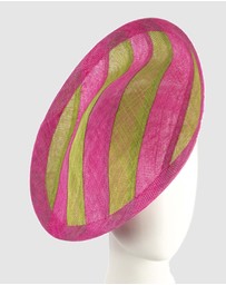 Max Alexander - Large Multicolor Plate Racing Fascinator Racing Fascinator