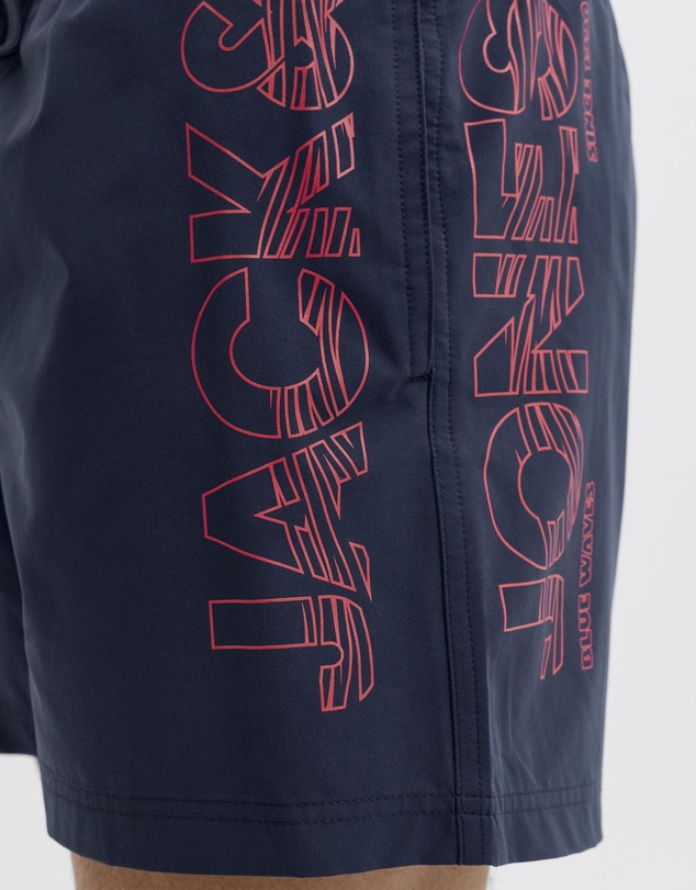Jack & Jones - Jpstmaui Wave Logo Swim Shorts Reg SN