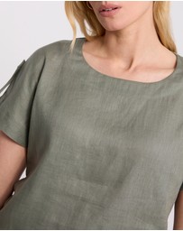 David Lawrence - Melinda Linen Mix Tee