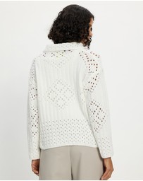 Mossée - Kaia Chunky Crochet Cardigan